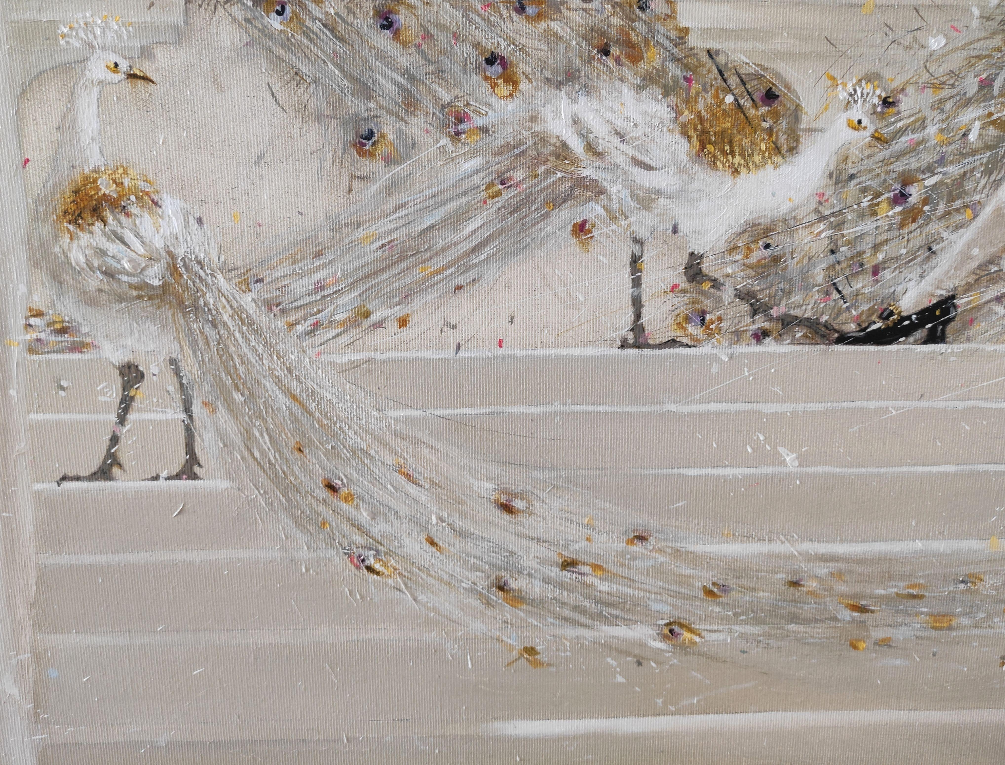 Maggiore. (dalla serie Musica) 2011. Olio su lino, 70 x 80 cm - Painting Romantico di Tatyana Palchuk