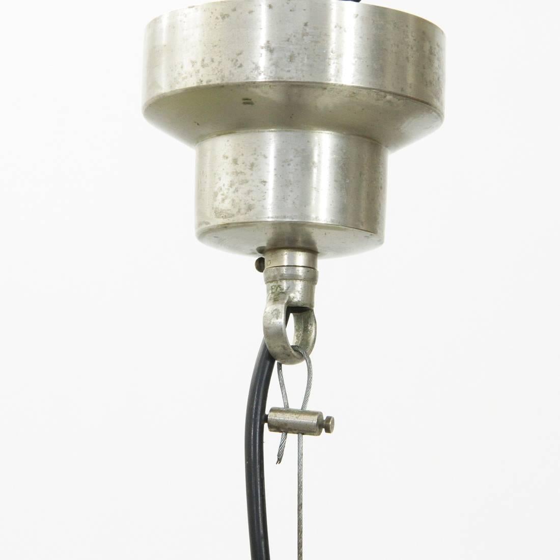 Aluminum Tau Pendant Lamp by Sergio Mazza for Artemide, 1950s