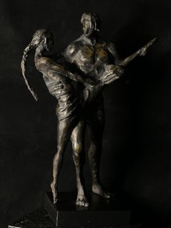 Let's Tango - tango dancers. Dancers bronze sculpture.