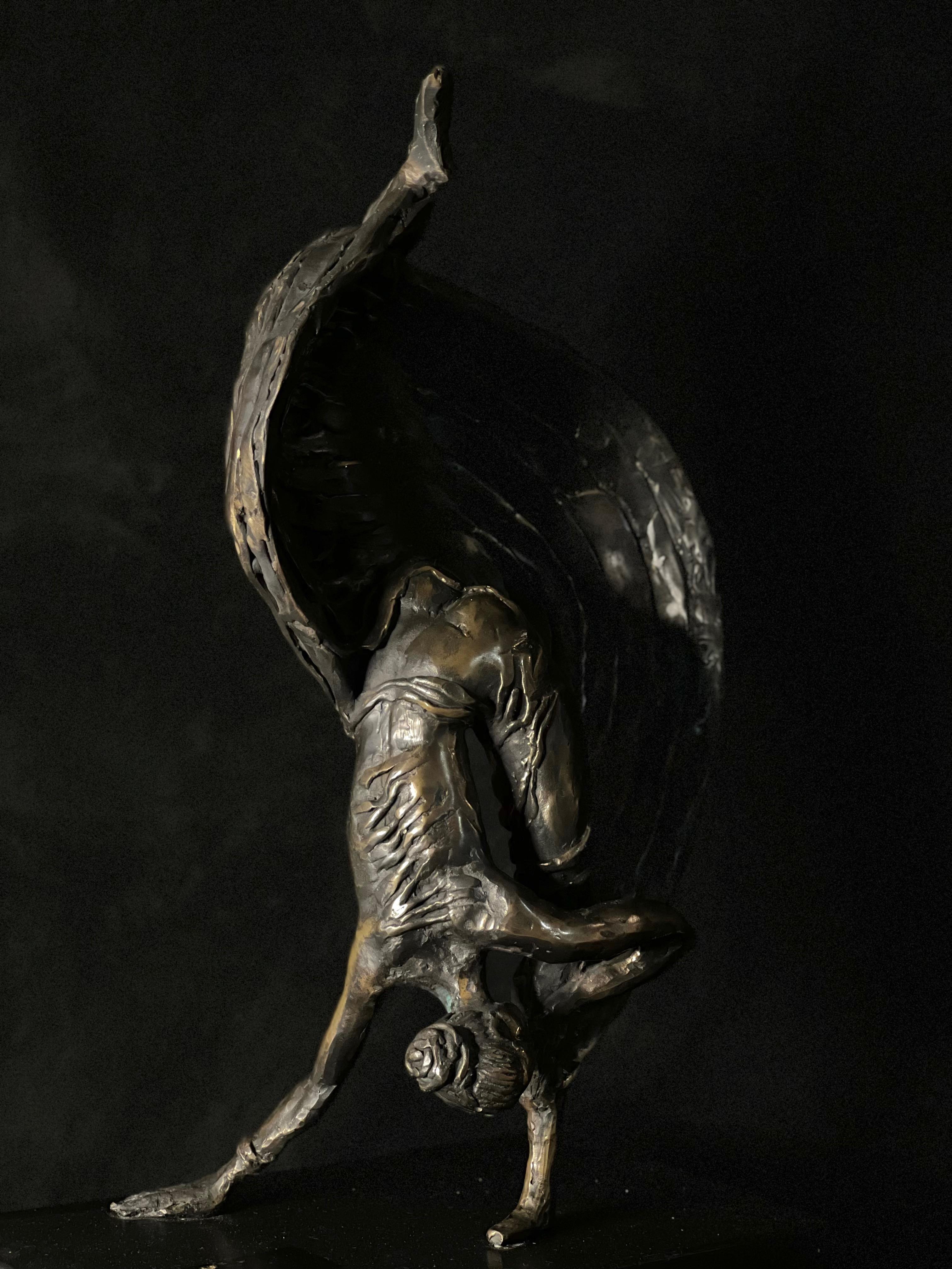 Lover's dancer - Tanz-Bronze-Skulptur  im Angebot 1