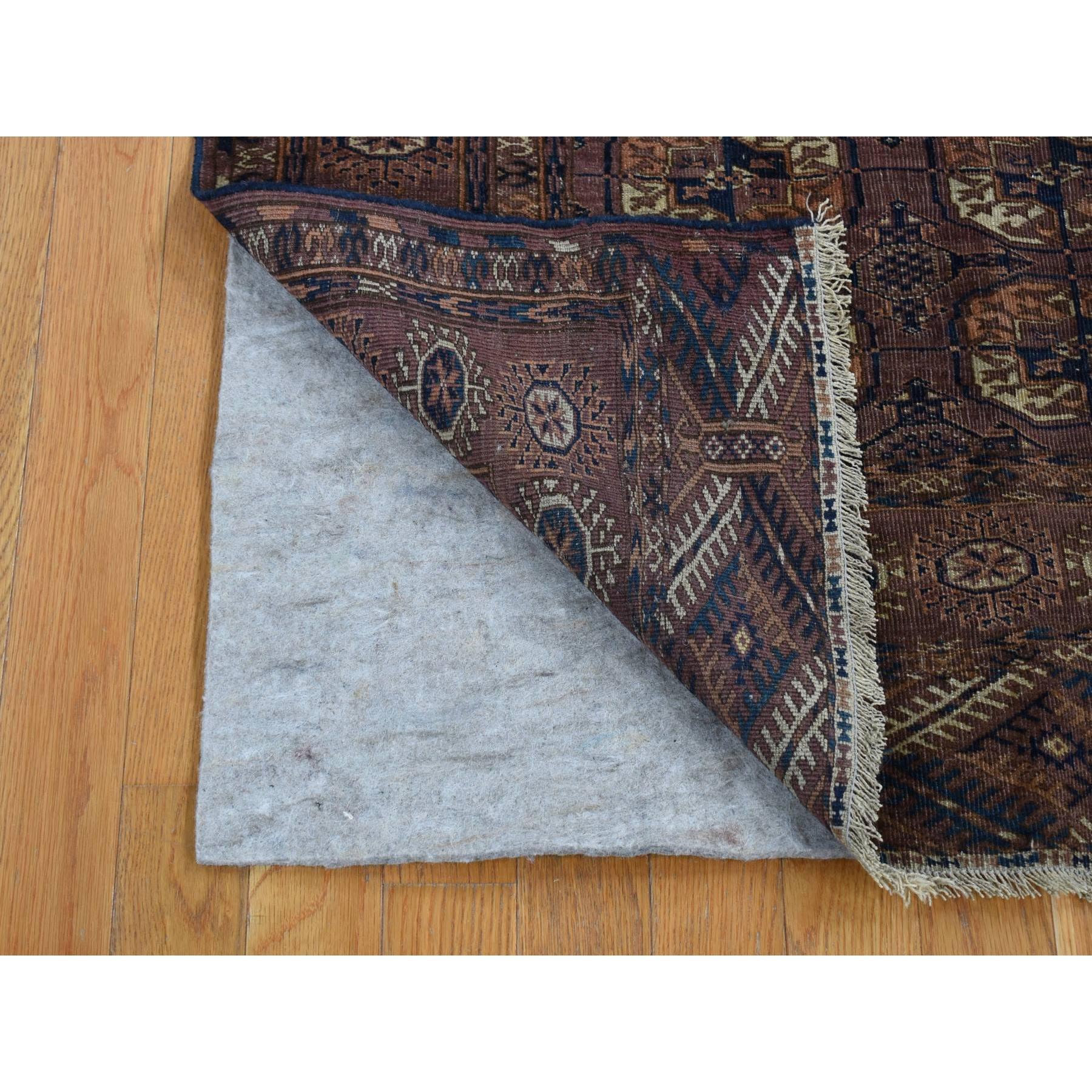 This fabulous hand-knotted carpet has been created and designed for extra strength and durability. This rug has been handcrafted for weeks in the traditional method that is used to make exact rug size in feet and inches : 4'2