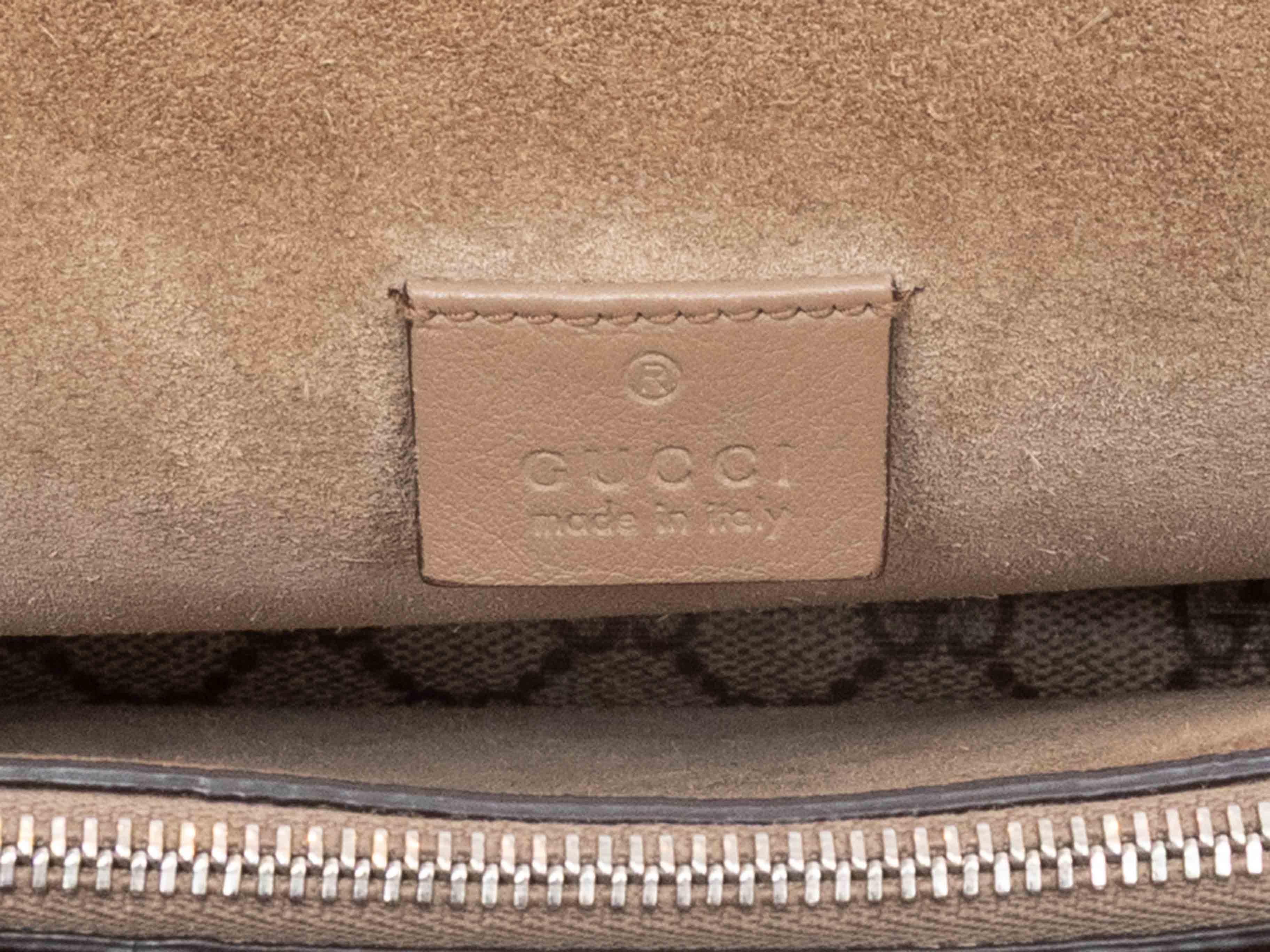 Taupe Gucci Dionysus Medium Flap Tasche im Angebot 1