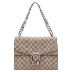 Taupe Gucci Dionysus Medium Flap Bag