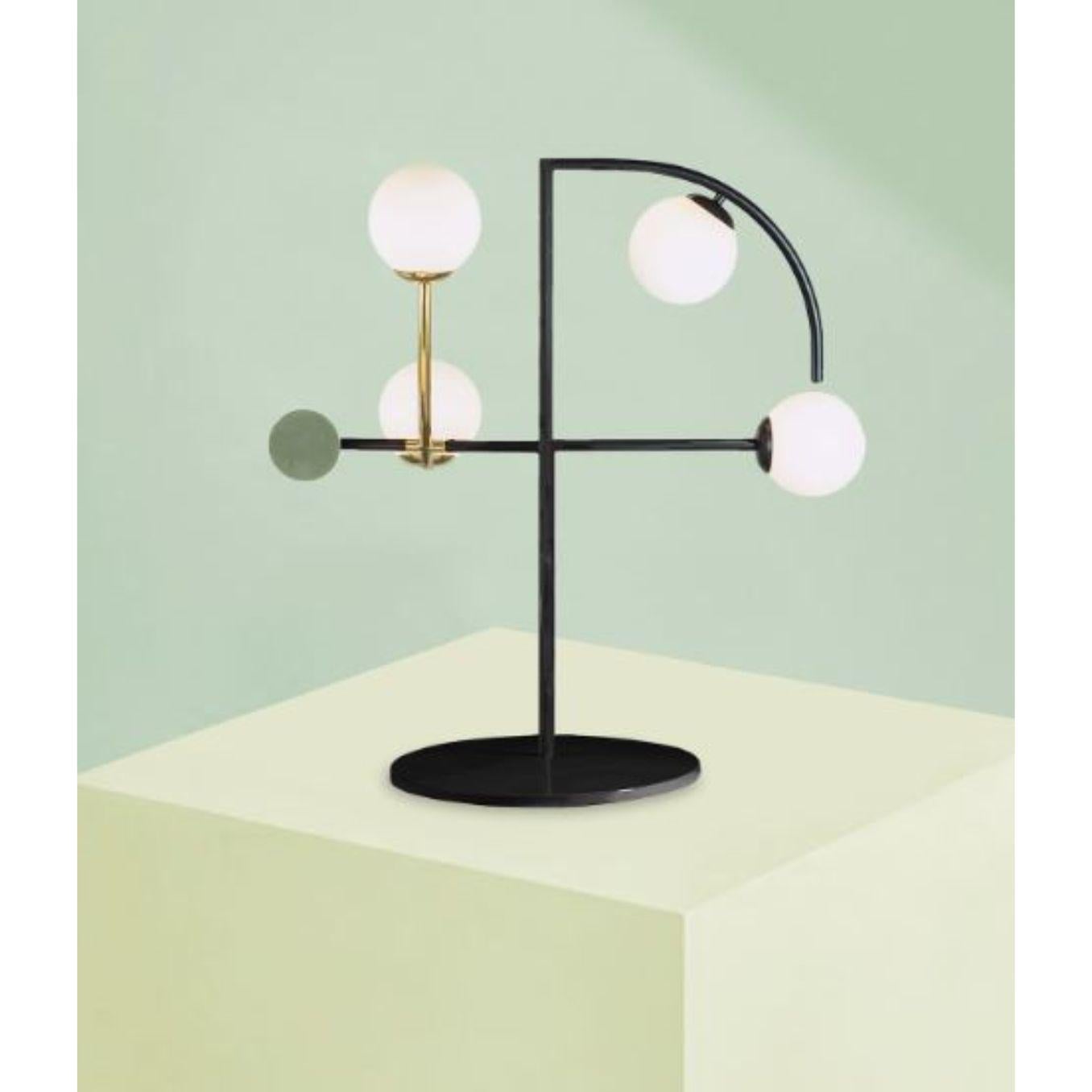 Taupe Helio Table Lamp by Dooq In New Condition For Sale In Geneve, CH