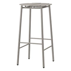 Taupe Minimalist Bar Stool
