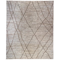 Taupe Moroccan Inspired Rug