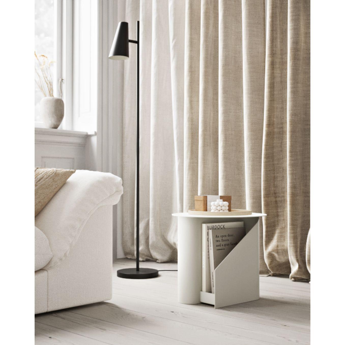 Taupe Sentrum Side Table by Schmahl + Schnippering For Sale 3