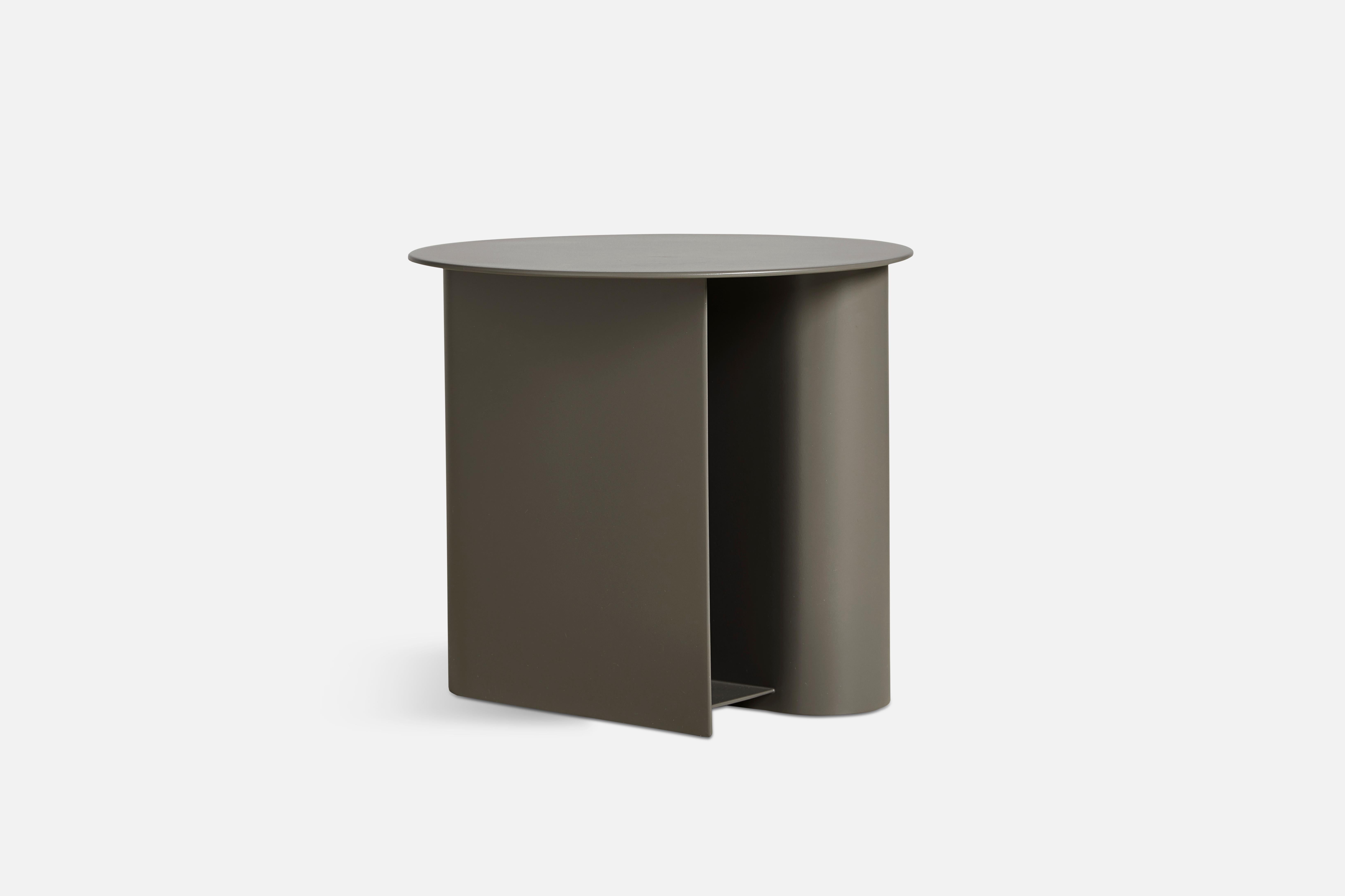 Danish Taupe Sentrum Side Table by Schmahl + Schnippering For Sale