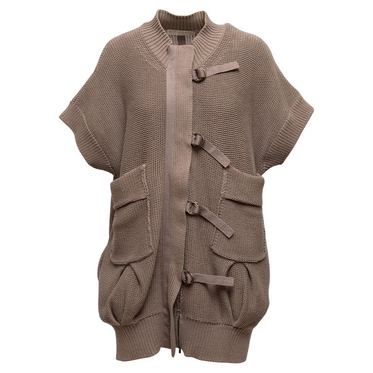 Veste Stella McCartney Femme - Taupe - Taille 40/4 S - Occasion Très Bon état - Manteau Léger Ceinturé
