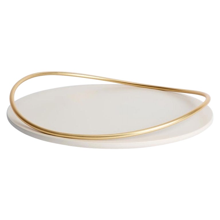 Taupe Touché a Tray by Mason Editions For Sale