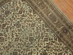 Zabihi Collection Neutral Vintage Turkish Rug