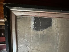 Taupe, White, Black Acrylic Abstract By Patrick Phillips, U.S.A., Contemporary