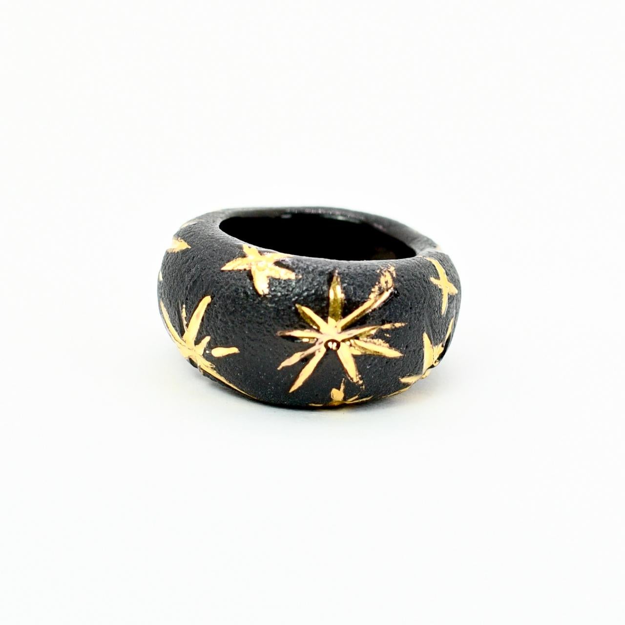Contemporary Black Porcelain Ring Tauri For Sale