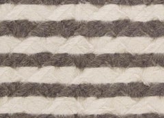 Taurus Collection Modern Striped Goat Hair Rug by Doris Leslie Blau