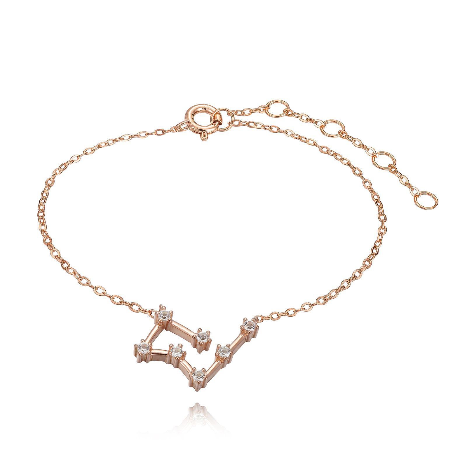 You are unique and your zodiac tells part of your story.  How your zodiac is displayed in the beautiful nighttime sky is what we want you to carry with you always. This taurus constellation bracelet shares a part of your personality with us all 