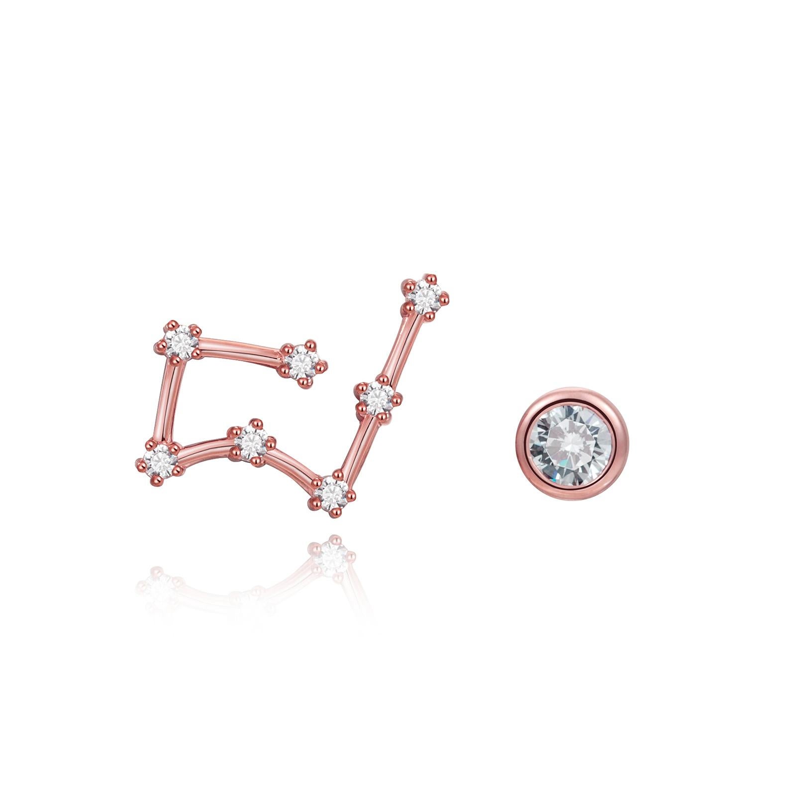 You are unique and your zodiac tells part of your story.  How your zodiac is displayed in the beautiful nighttime sky is what we want you to carry with you always. These taurus constellation earrings share a part of your personality with us all. 