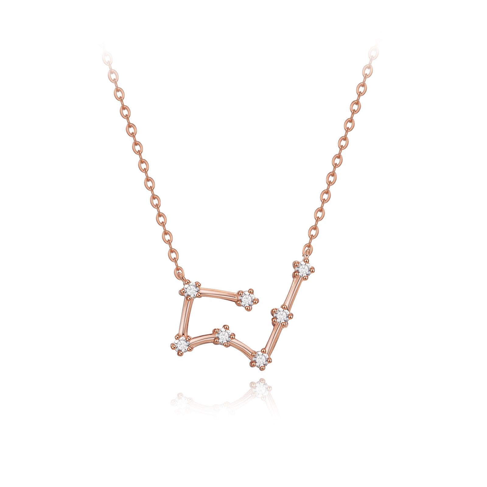 taurus constellation necklace gold