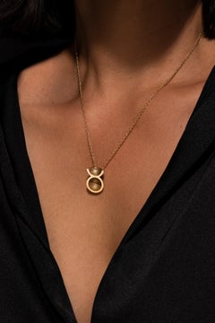 By Manjiro Zodiac Taurus Pendant Necklace