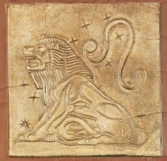"Taurus, Pisces, Leo and Libra, " High Art Deco Depiction of Zodiac Signs