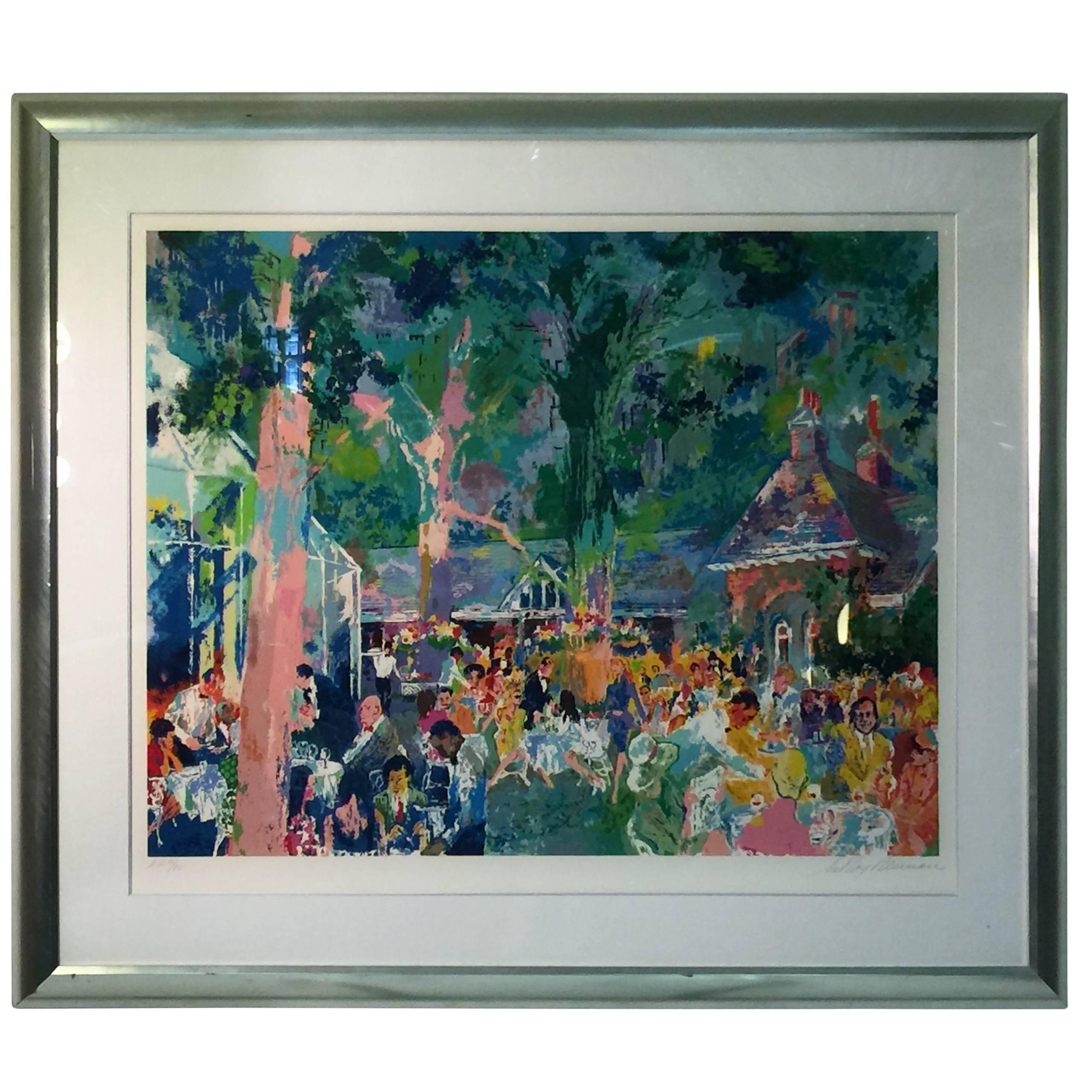 Tavern On The Green Serigraph By Leroy Neiman For Sale