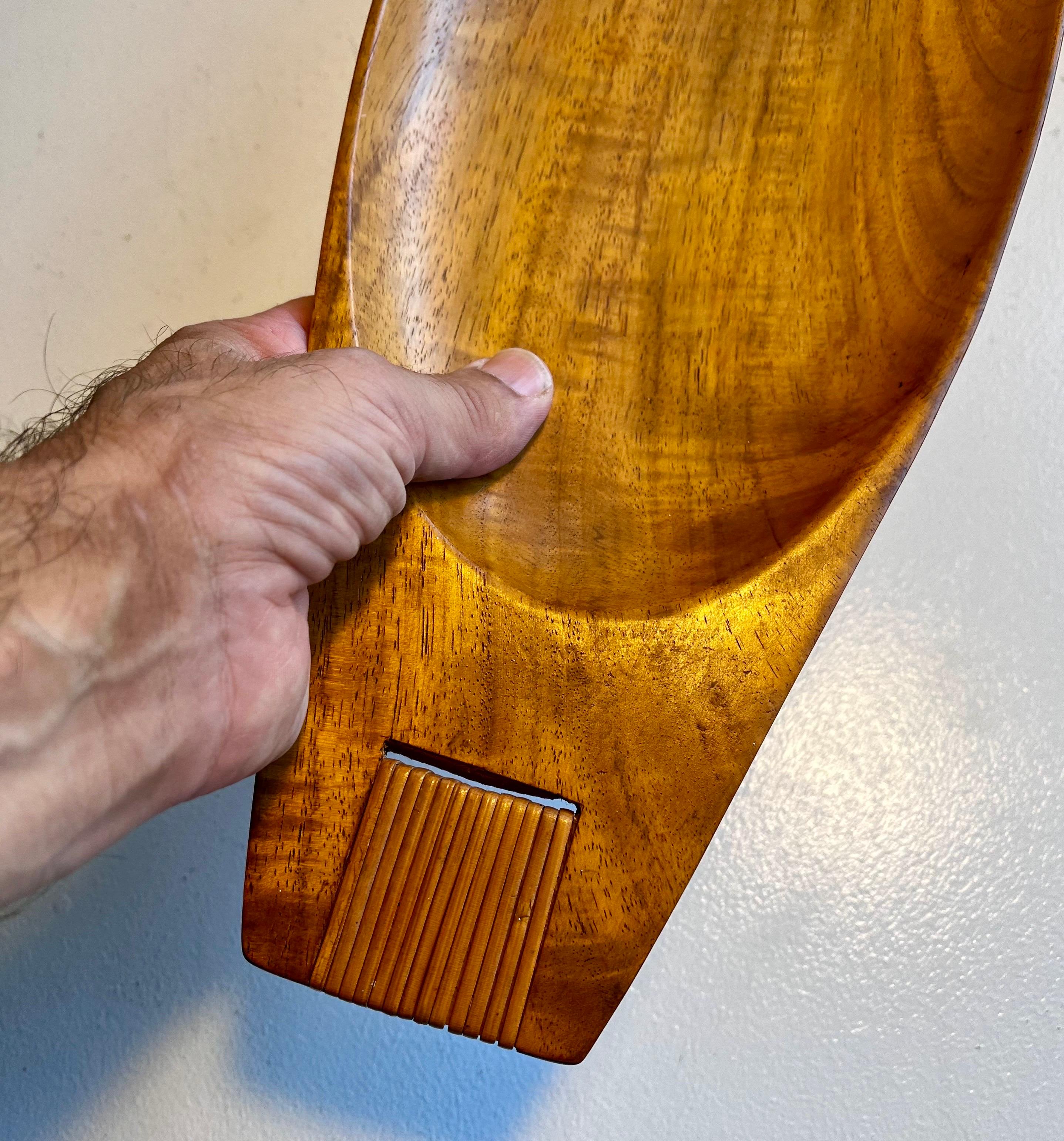 Taverneau Wood Tray by Arthur Umanoff for Pantalcraft, circa 1960 en vente 4
