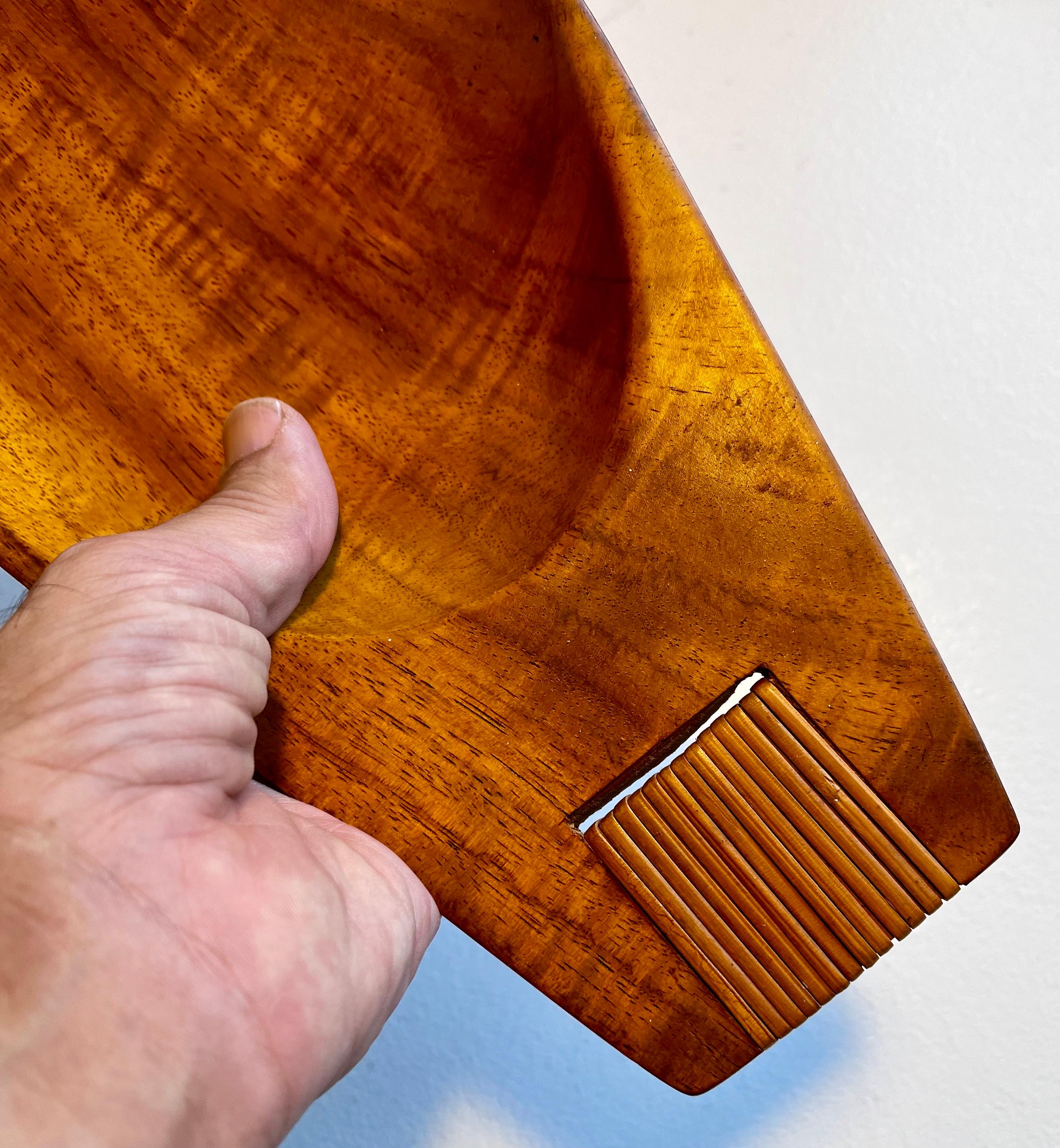 Taverneau Wood Tray by Arthur Umanoff for Pantalcraft, circa 1960 en vente 5