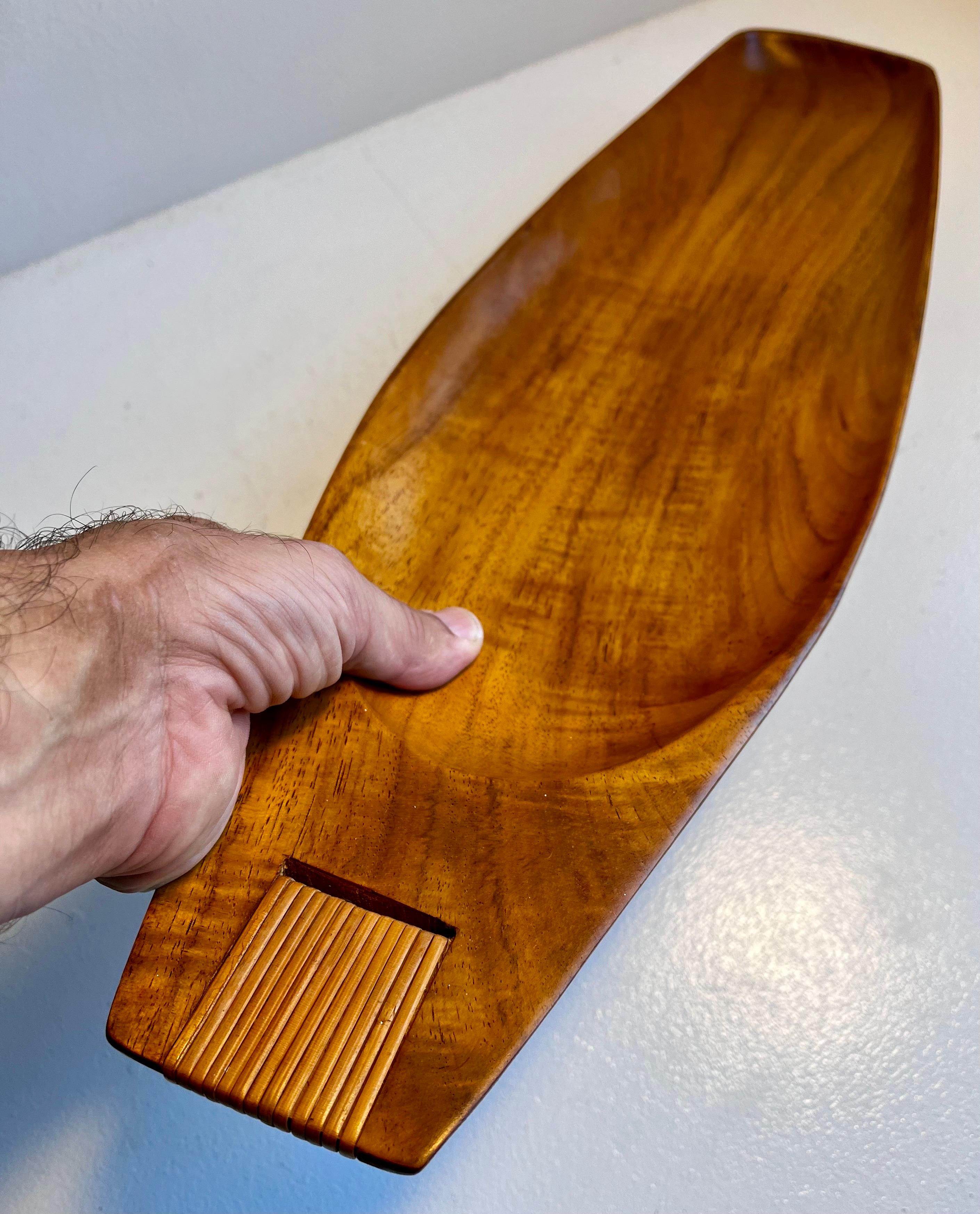 Taverneau Wood Tray by Arthur Umanoff for Pantalcraft, circa 1960 en vente 6
