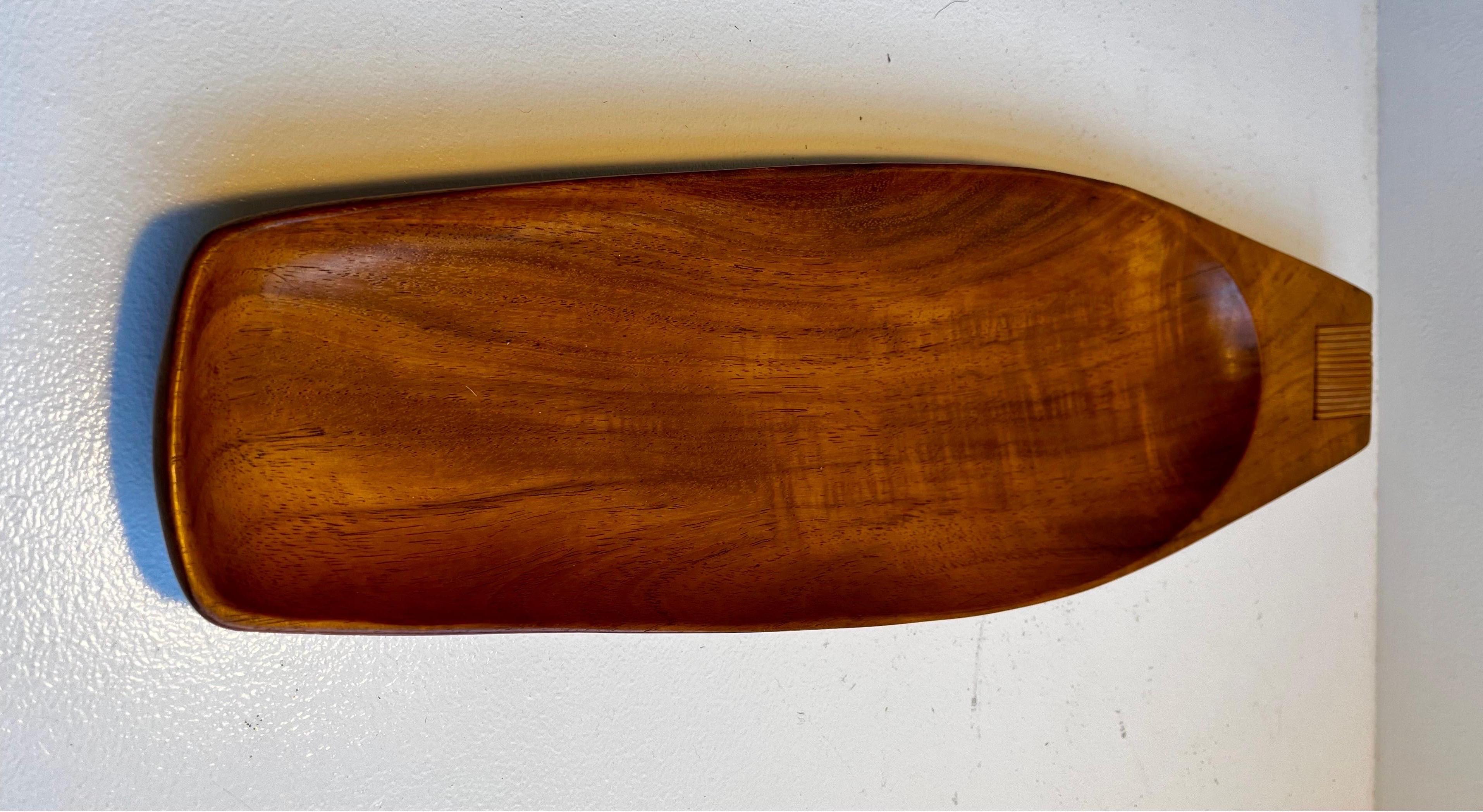 Taverneau Wood Tray by Arthur Umanoff for Pantalcraft, circa 1960 Bon état - En vente à Philadelphia, PA