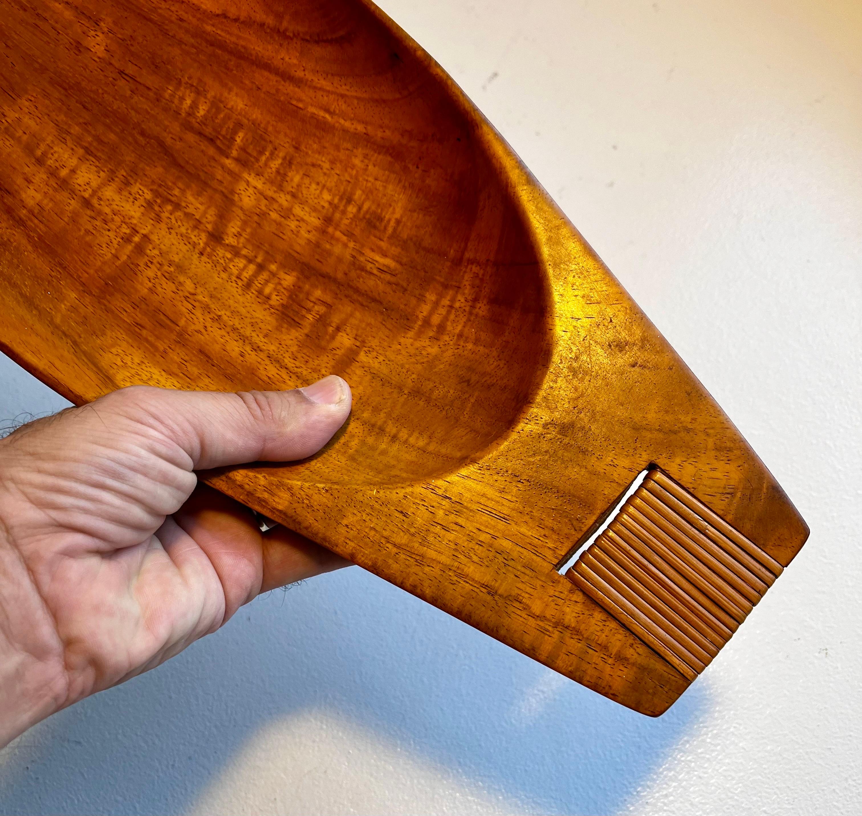 Taverneau Wood Tray by Arthur Umanoff for Pantalcraft, circa 1960 en vente 2