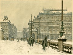 National Theatre in Winter (Prague)