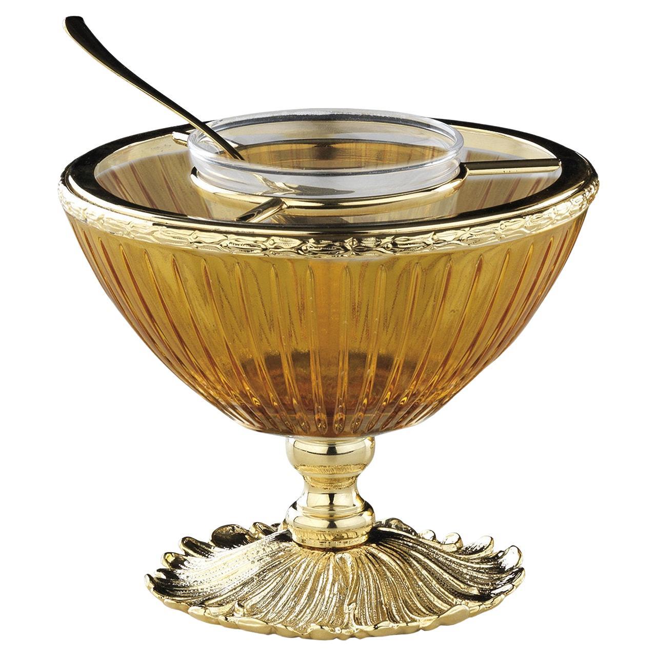 Tavola Gold Brass Caviar Bowl Serveware di Creart in vendita
