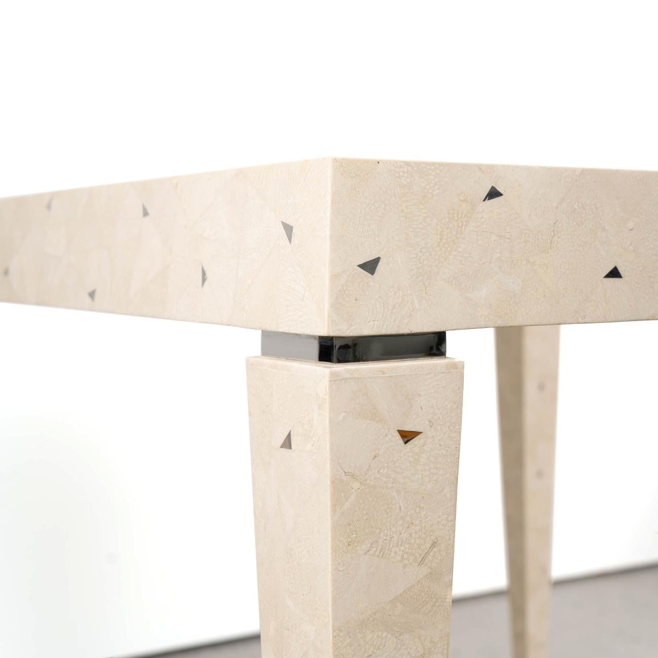 Tavola Tessellated Stone Dining Table by Oggetti In Good Condition For Sale In 성동구, KR