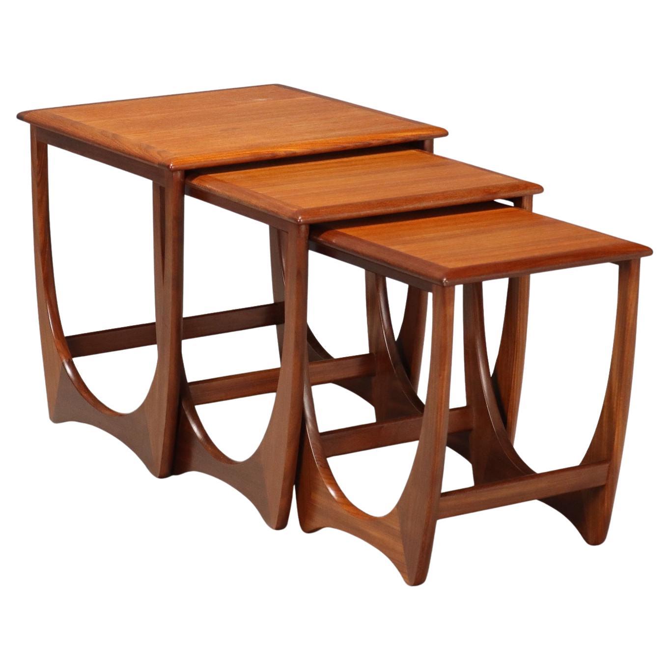 Tavolini a nido anni '60 Manifattura Nordeuropea