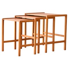 Vintage Scandinavian nesting tables