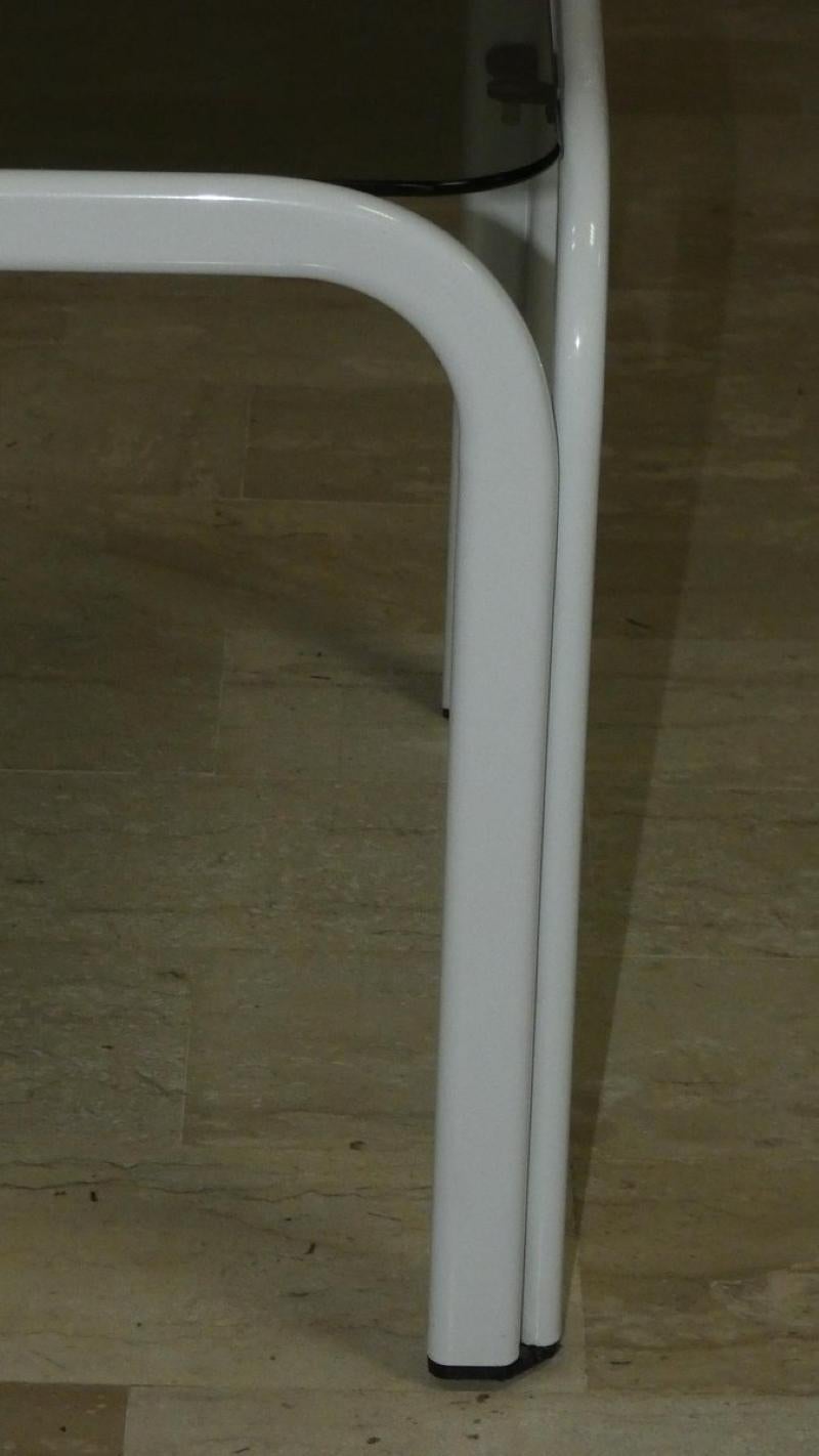 Tables basses vintage en métal et verre d'Ikea, années 1980 en vente 7