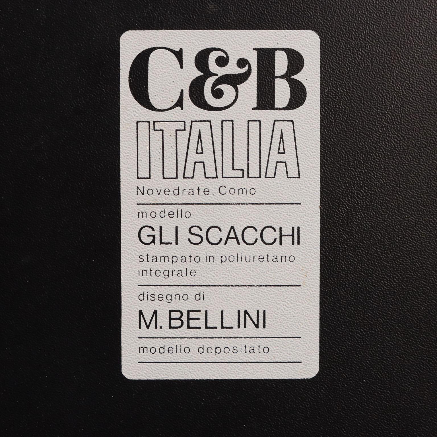 Tavolini 'Gli Scacchi' di Mario Bellini  C&B Italia Anni 70 in vendita 3