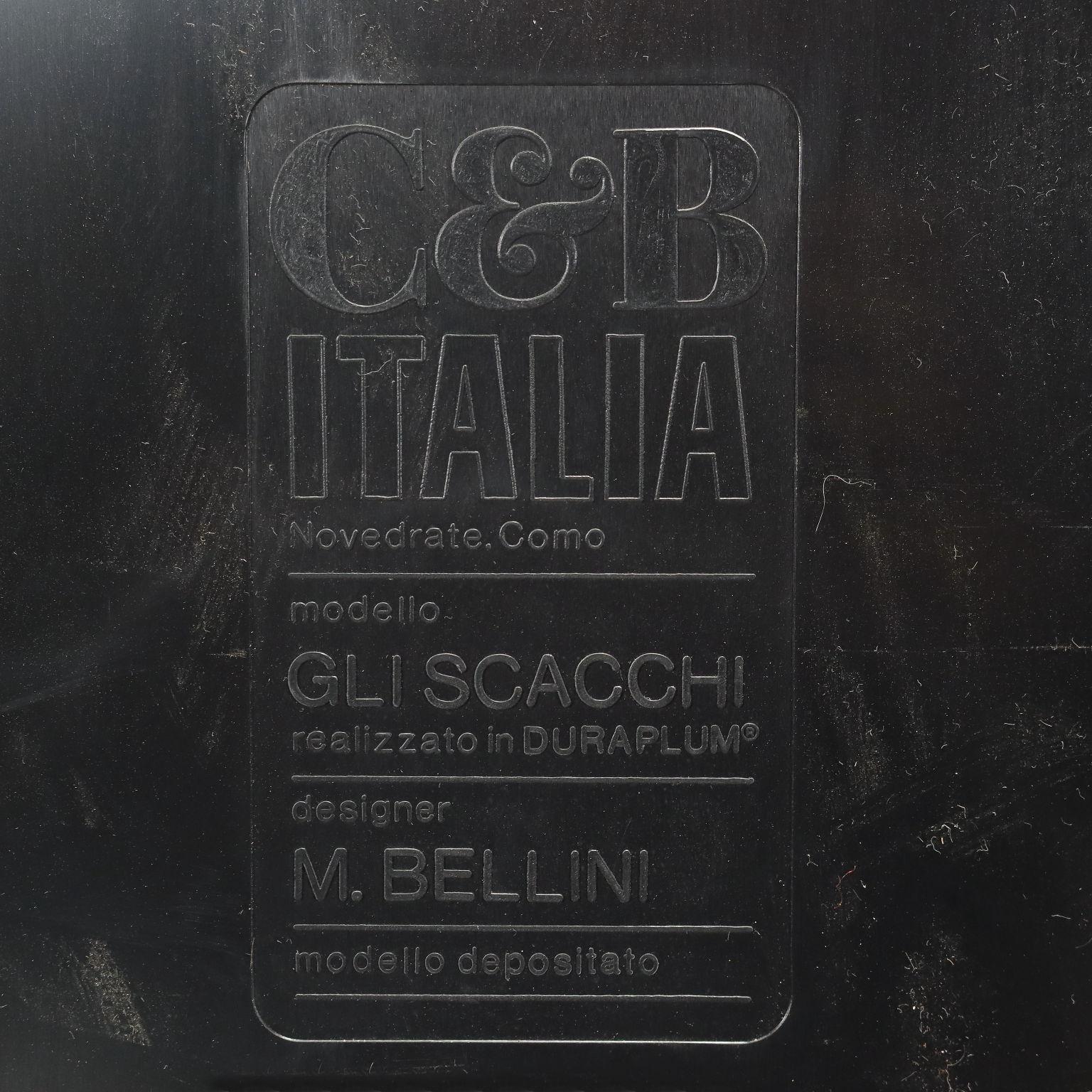 Tavolini 'Gli Scacchi' Mario Bellini per C&B Italia 4