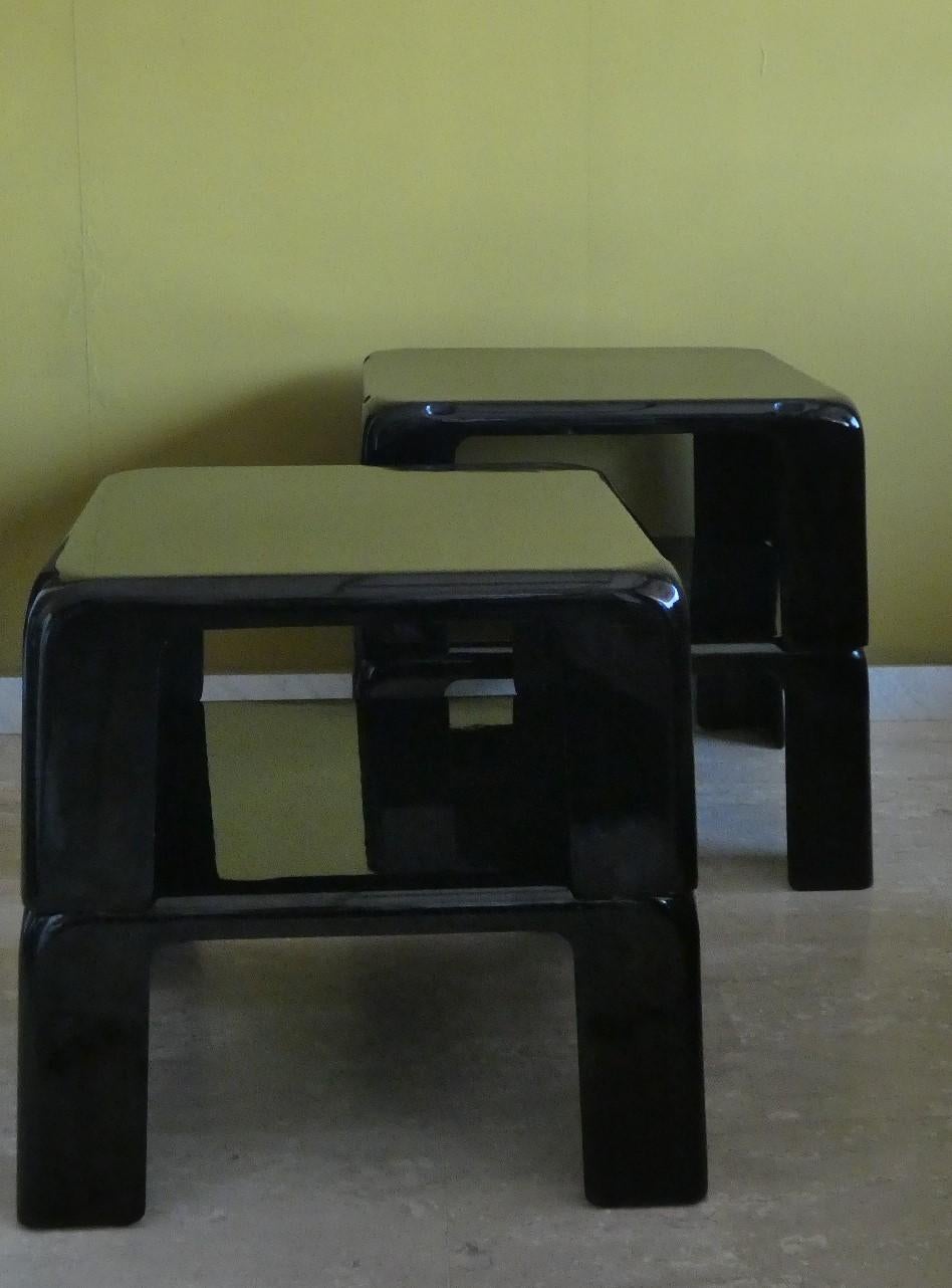 Mid-20th Century Quattro Gatti stackable coffee tables by Mario Bellini for C&B Italia For Sale