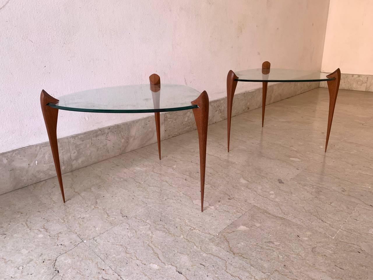 Mid-Century Modern Tables in the Style of Max ingrand Fontana arte 1950