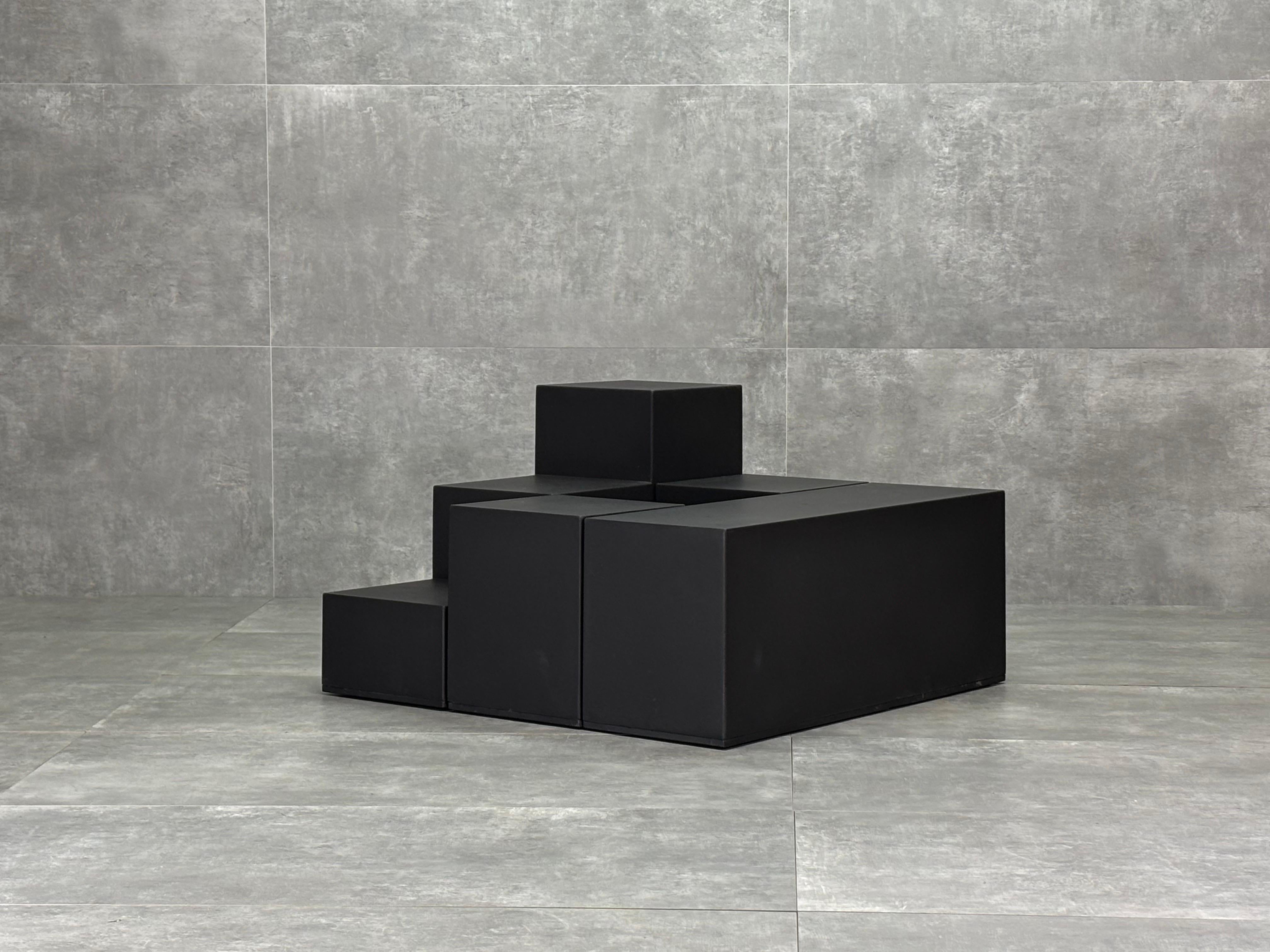 Mid-Century Modern Tavolini modulari ''Gli Scacchi'' di Mario Bellini per C&B Italia, 1970s, 3 For Sale