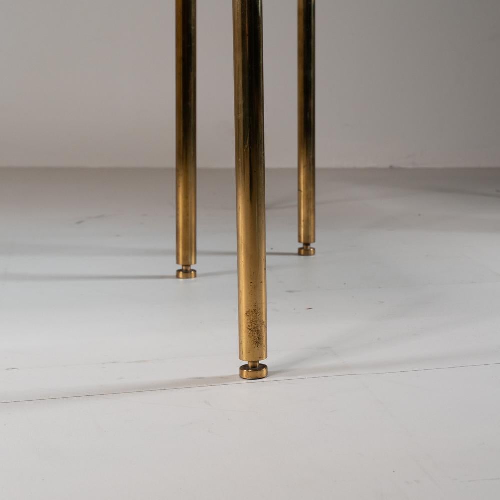 tables basses en marbre et laiton osvaldo borsani, Tecno Bon état - En vente à Milano, Lombardia