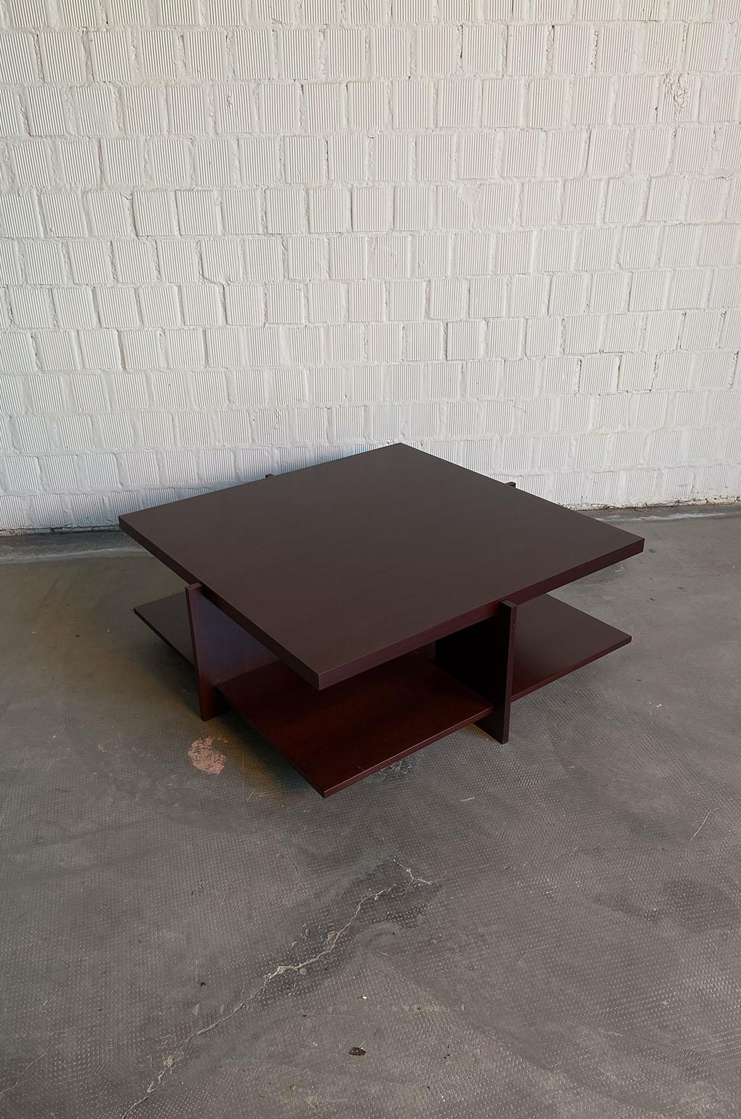 Hardwood 623 Lewis Coffee Table by Frank Lloyd Wright for Cassina For Sale