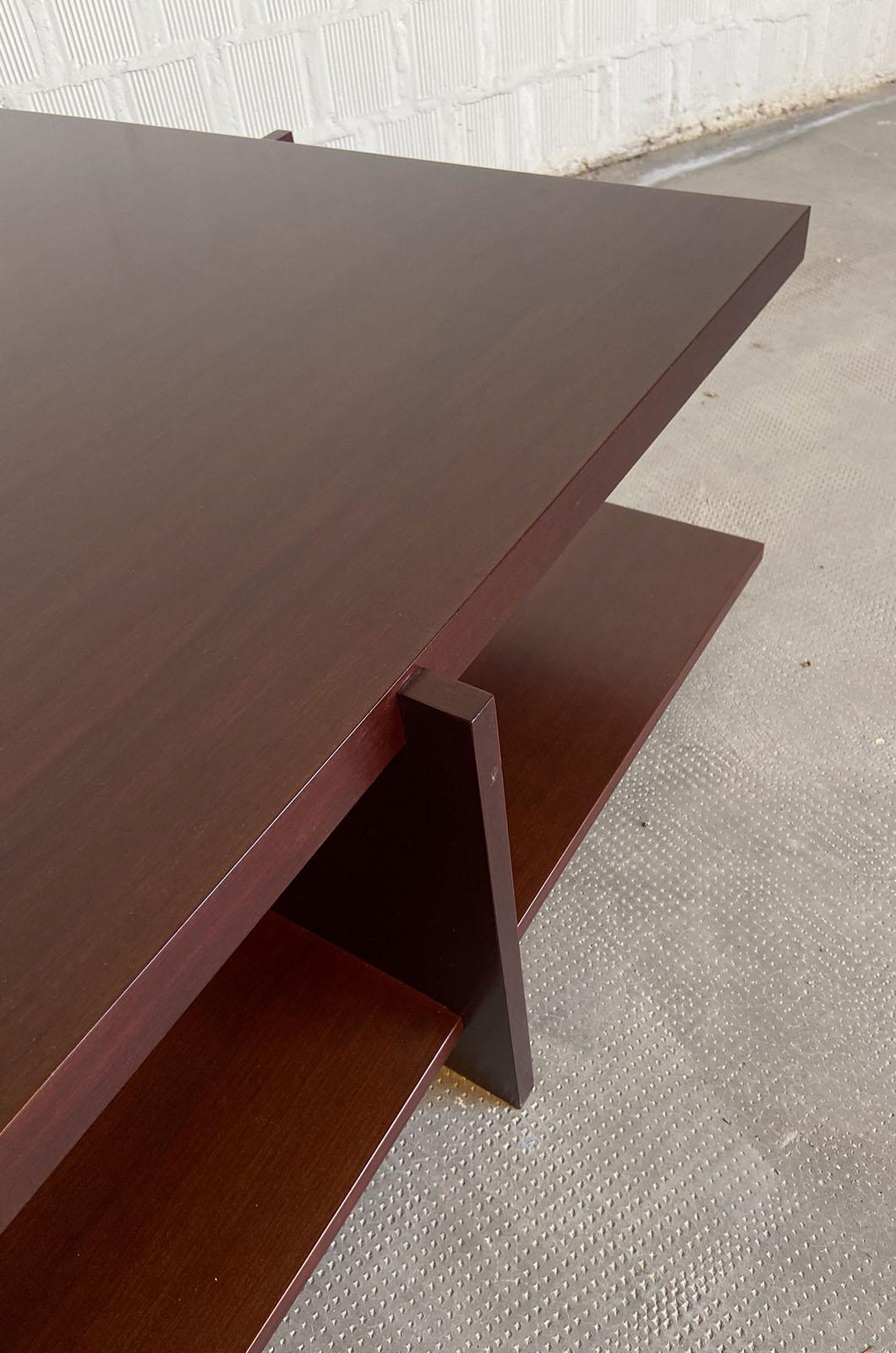 623 Lewis Coffee Table by Frank Lloyd Wright for Cassina For Sale 1