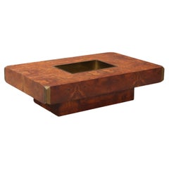 Tavolino Alveo di Willy Rizzo per Mario Sabot, Anni 70