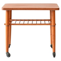 1950s coffee table with wheels