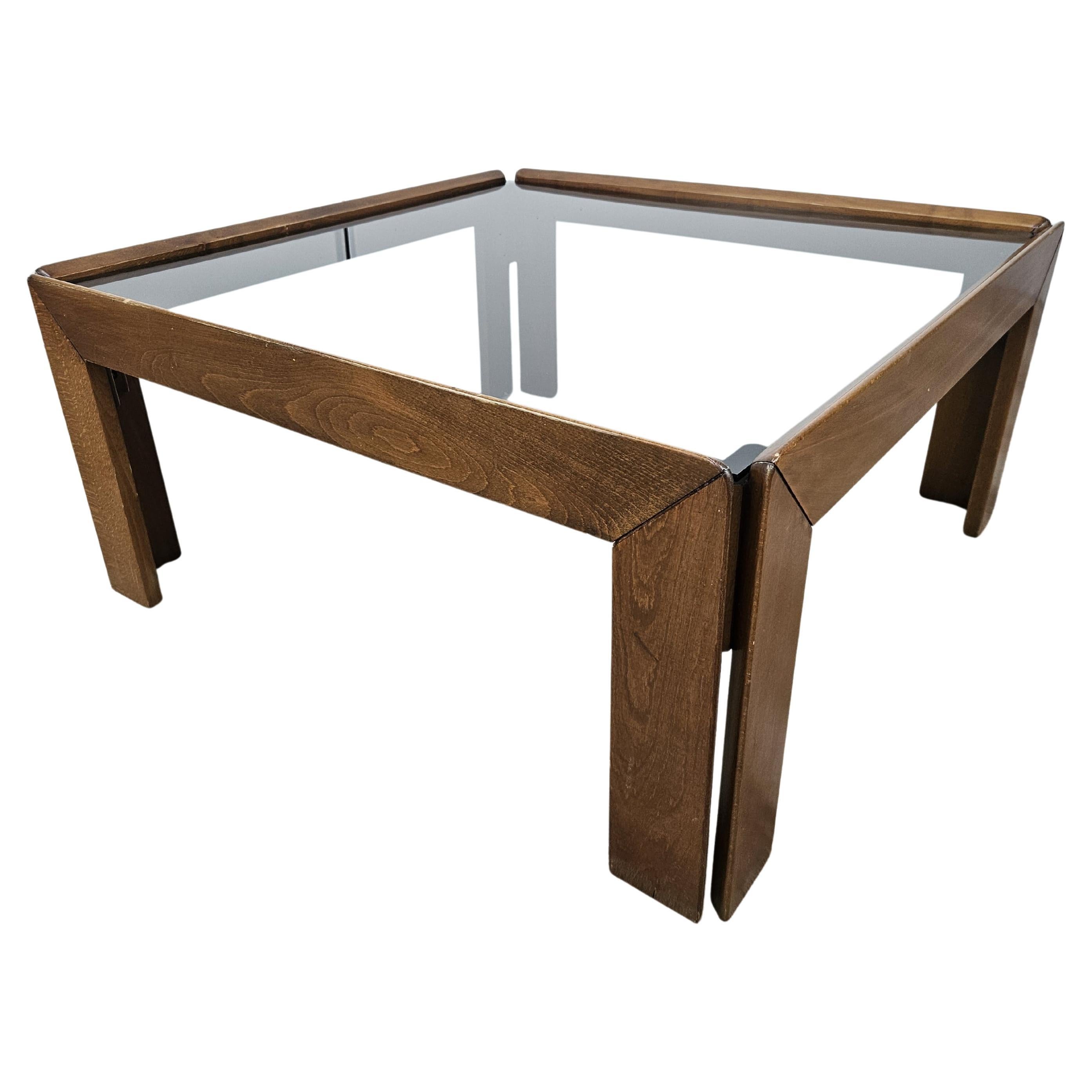 Couchtisch aus den 1960er Jahren, Afra und Tobia Scarpa für Cassina zugeschrieben
