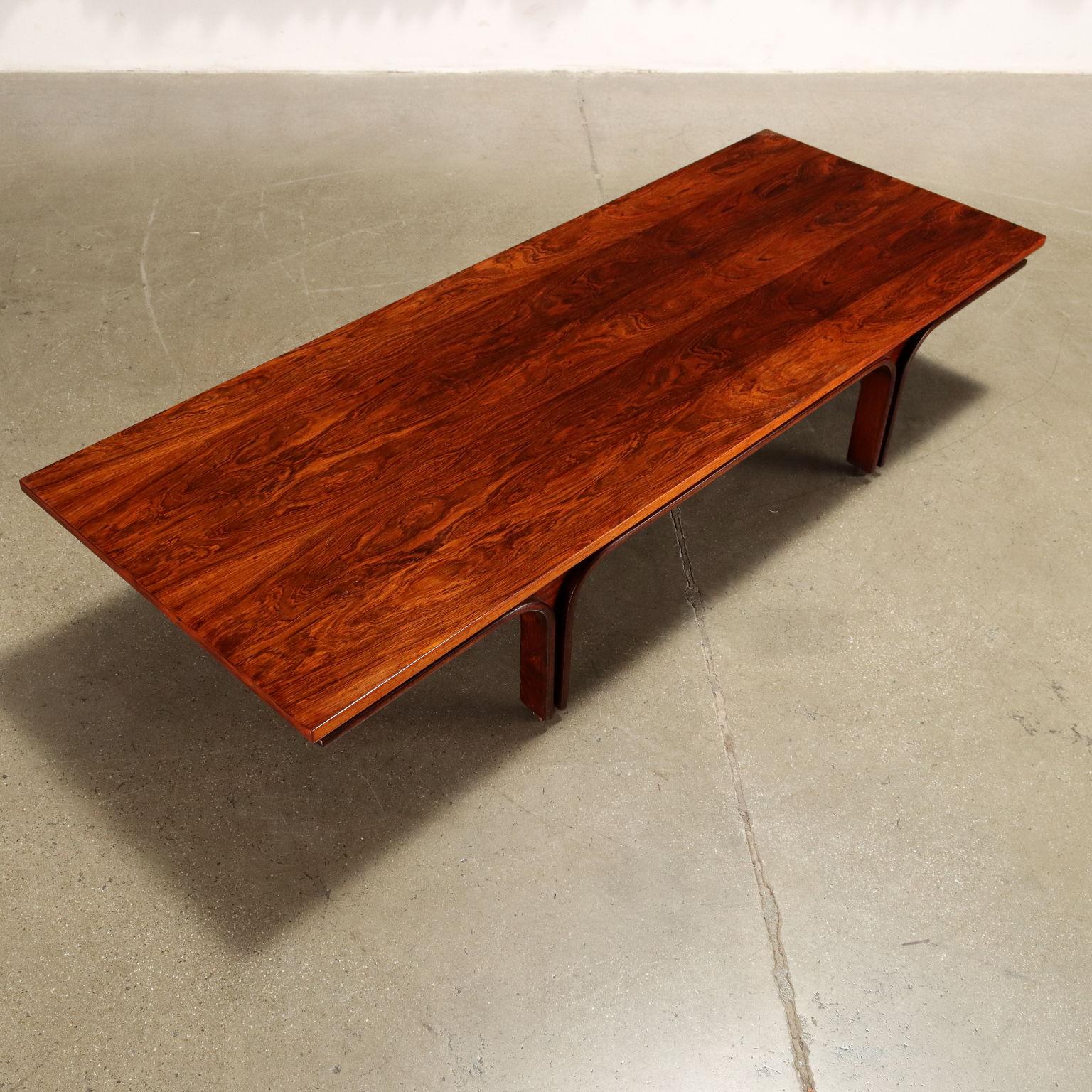 Mid-Century Modern Tavolino Anni 60 Gianfranco Frattini, marrone, in legno