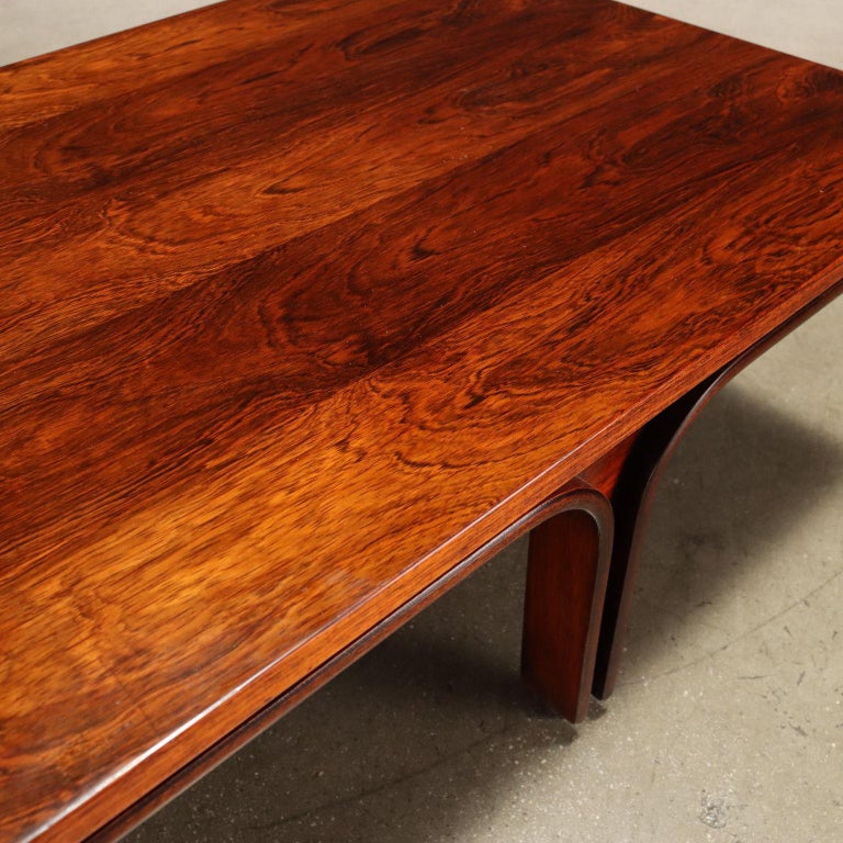 Tavolino Anni 60 Gianfranco Frattini, marrone, in legno For Sale at 1stDibs