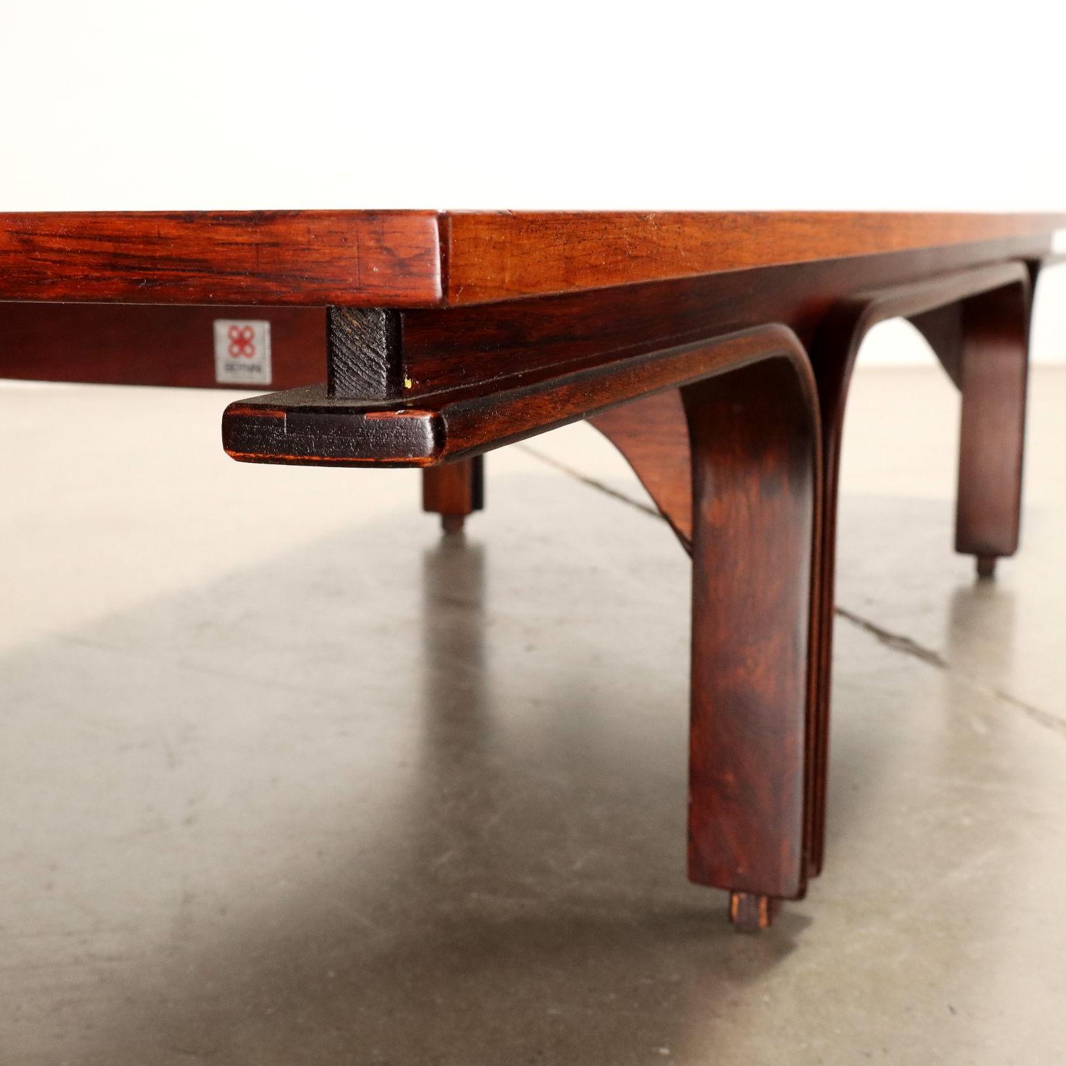 Mid-20th Century Tavolino Anni 60 Gianfranco Frattini, marrone, in legno