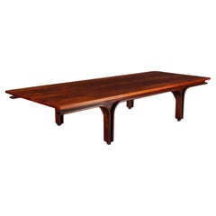 Tavolino Anni 60 Gianfranco Frattini, marrone, in legno